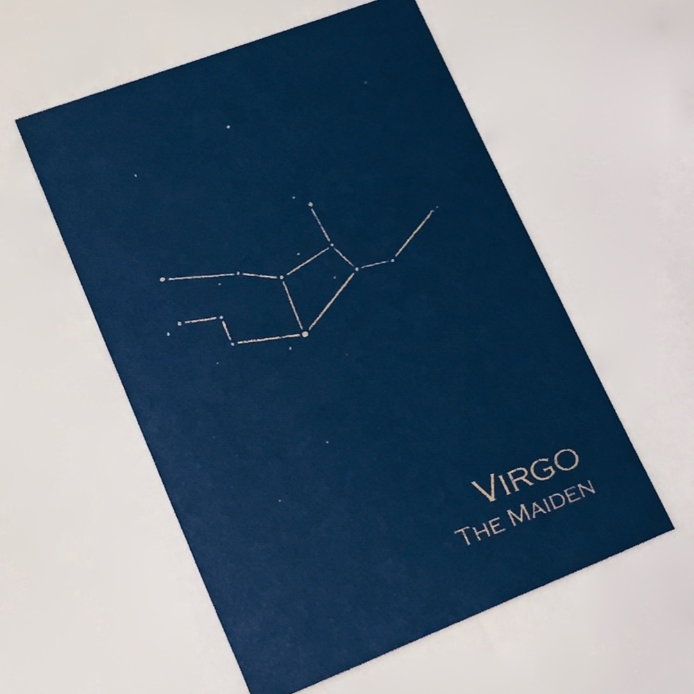 Virgo Constellation Zodiac Wall Art / Gold Foil - Picture 3 of 4